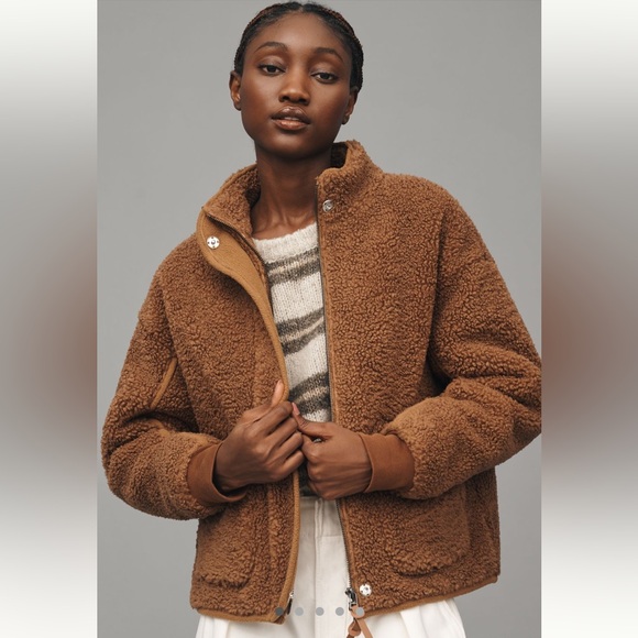 Anthropologie Jackets & Blazers - NWT Anthropologie Sherpa Teddy Jacket